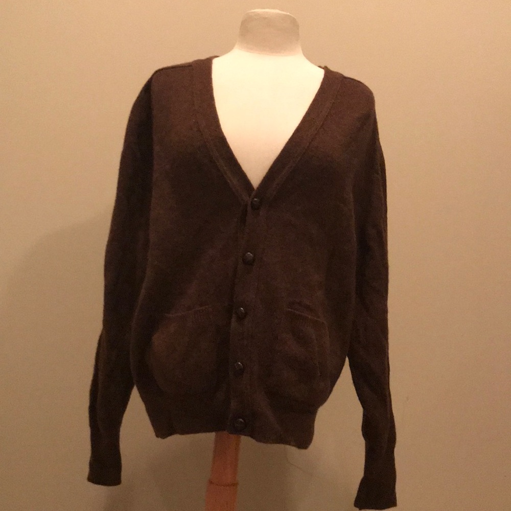 Vintage Men’s Brown Cardigan